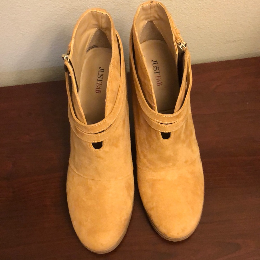 Suede Fall Booties - Picture 2 of 5